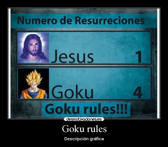 Goku rules - Descripción gráfica