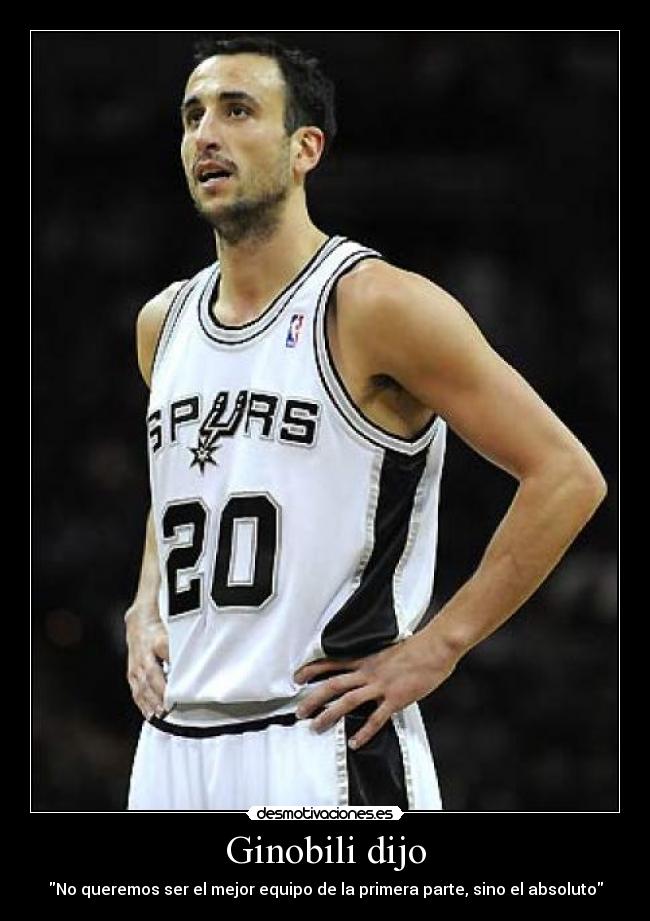 Ginobili dijo - 