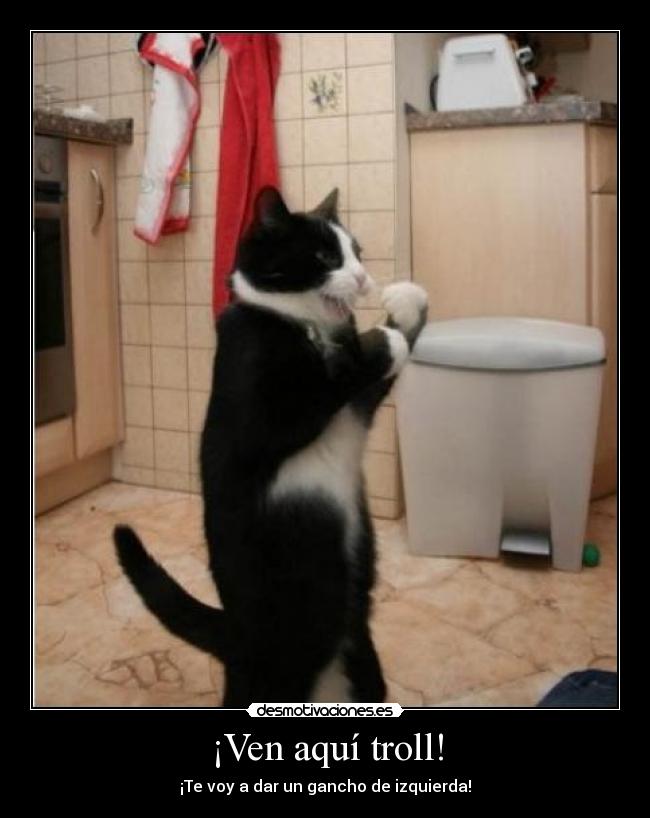 ¡Ven aquí troll! -