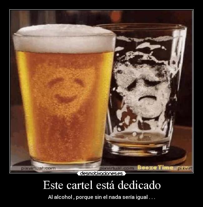 Este cartel está dedicado -