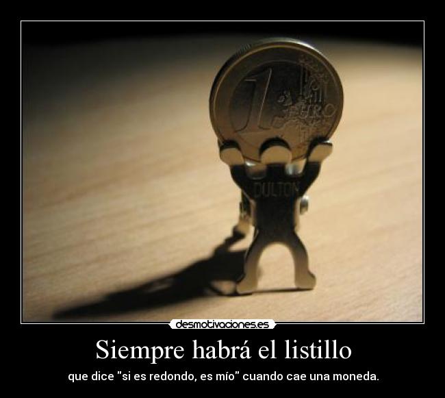 Siempre habrá el listillo - 