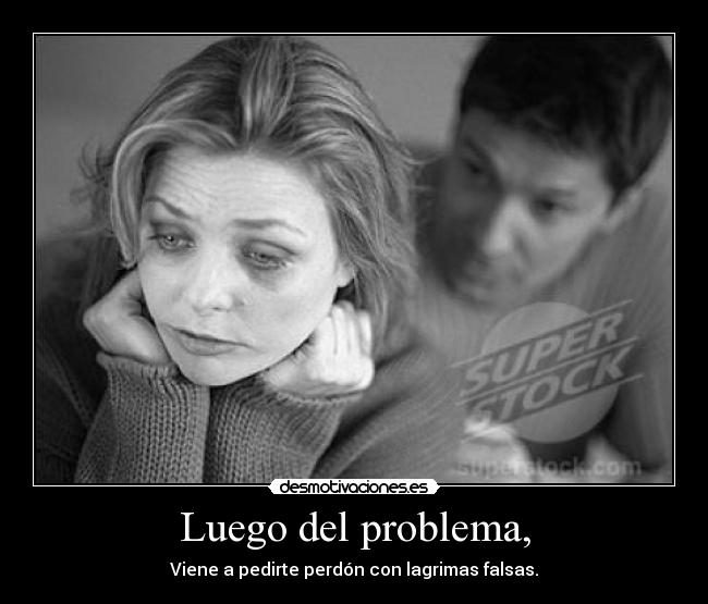 Luego del problema, - 