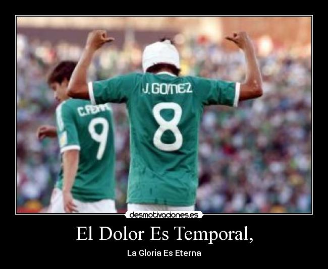 carteles dolor julio gomez mexico dolor temporal gloria eterna desmotivaciones