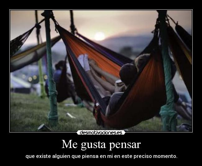 Me gusta pensar -