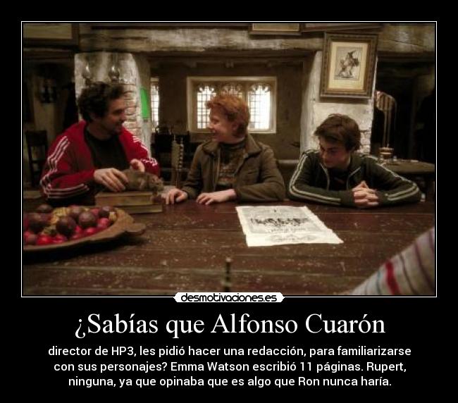 ¿Sabías que Alfonso Cuarón -