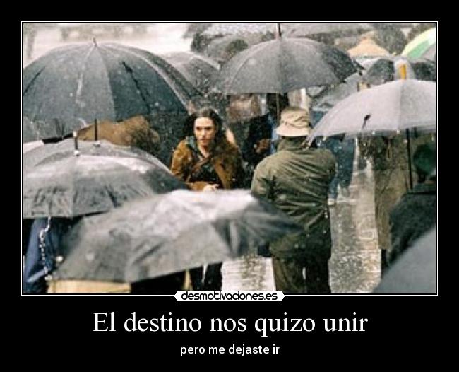 El destino nos quizo unir -