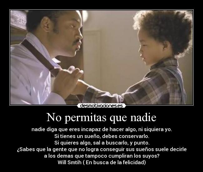 No permitas que nadie - 