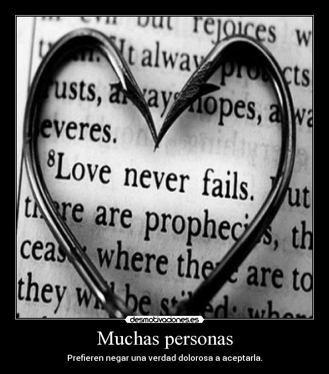 carteles personas negar verdad dolorosa aceptar desmotivaciones