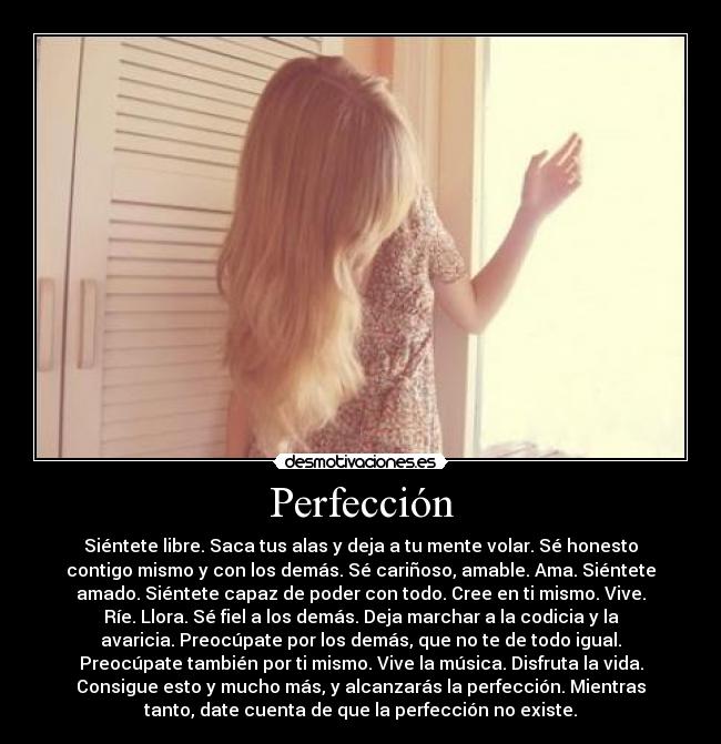 carteles perfeccion desmotivaciones