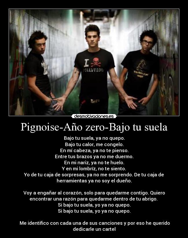 Pignoise-Año zero-Bajo tu suela -