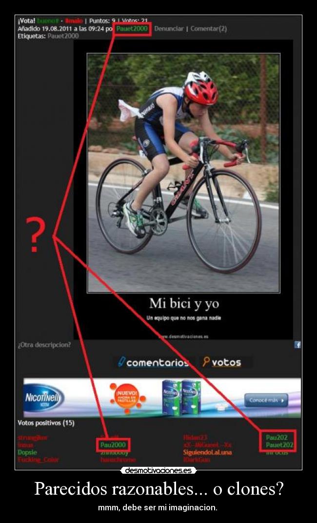 Parecidos razonables... o clones? -