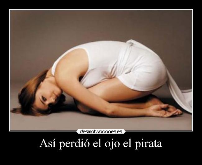 Así perdió el ojo el pirata -