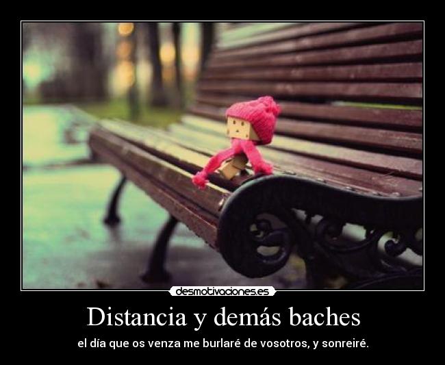 Distancia y demás baches - 