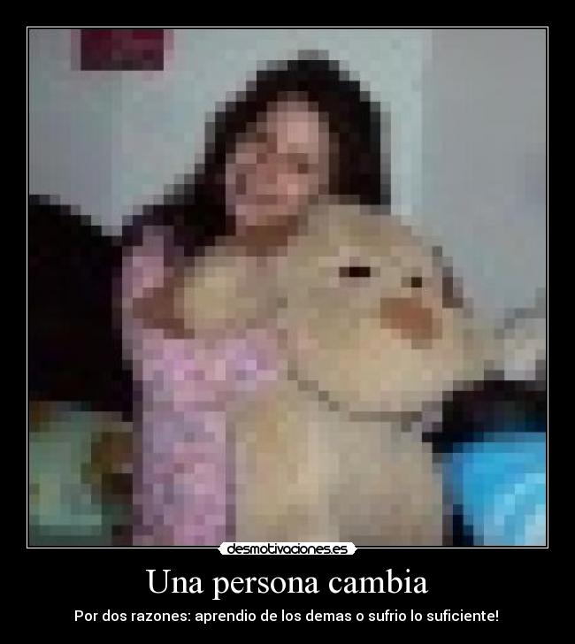 Una persona cambia - 