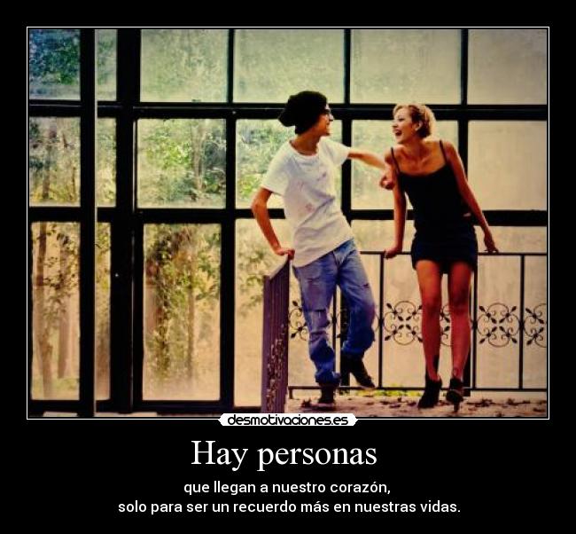 Hay personas -