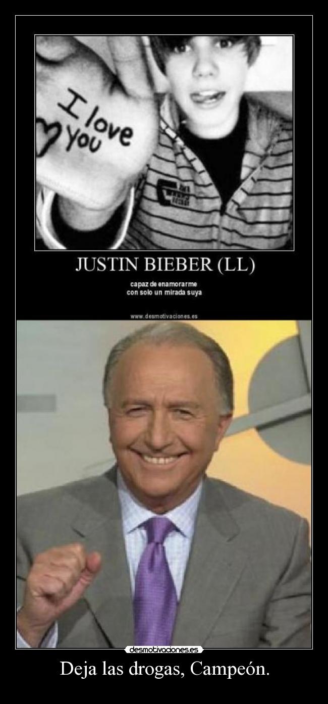 Deja las drogas, Campeón. - 
