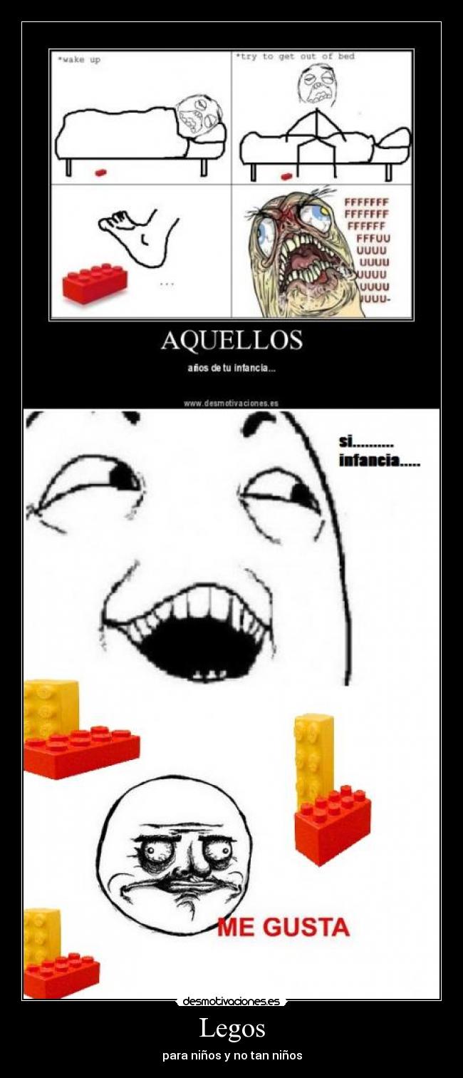 carteles legos desmotivaciones