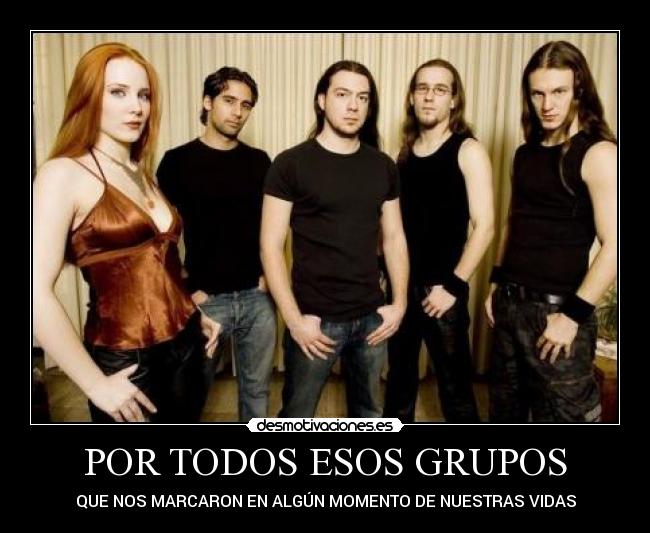 POR TODOS ESOS GRUPOS -