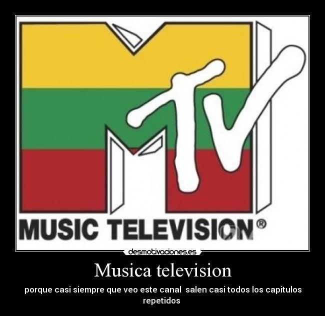 Musica television -