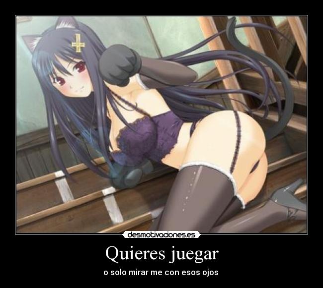 carteles anime cat girls desmotivaciones