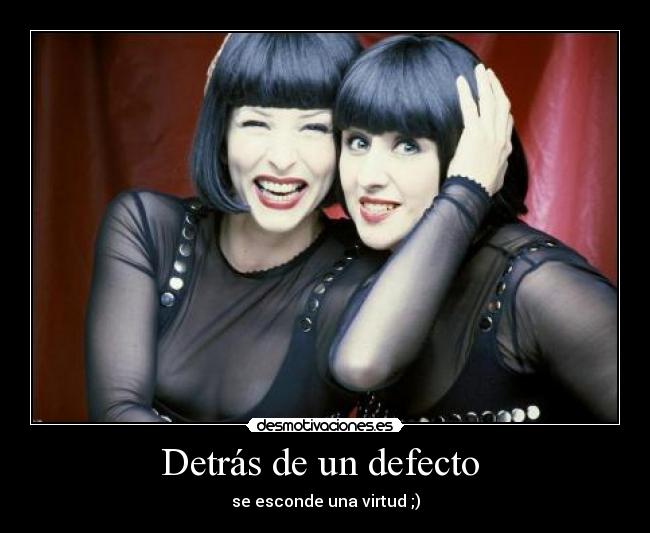 Detrás de un defecto  - 
