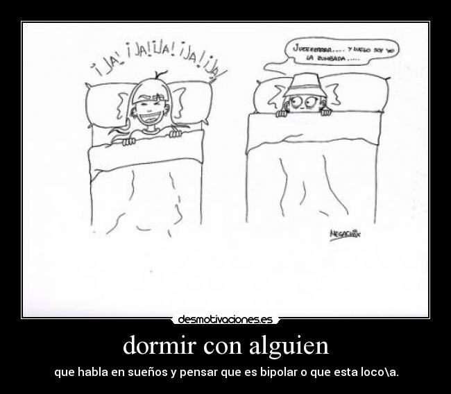 dormir con alguien - 