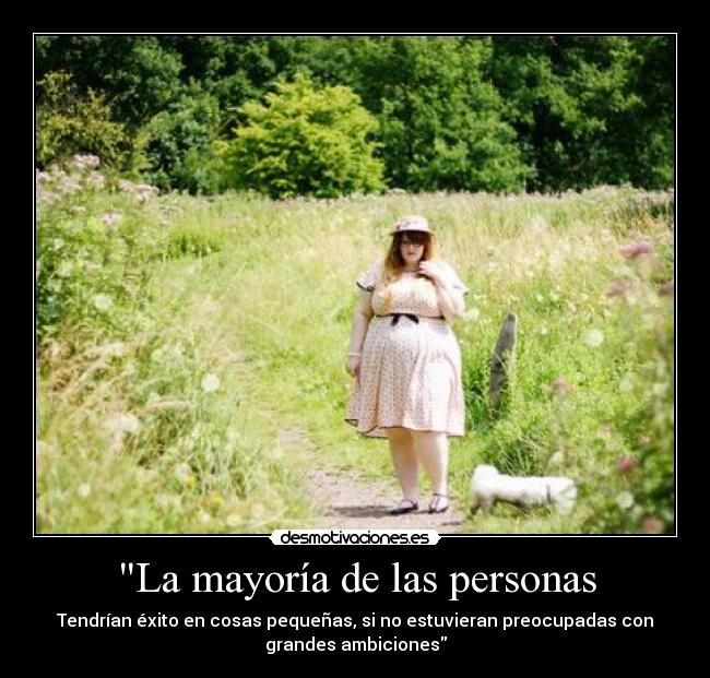 La mayoría de las personas - 