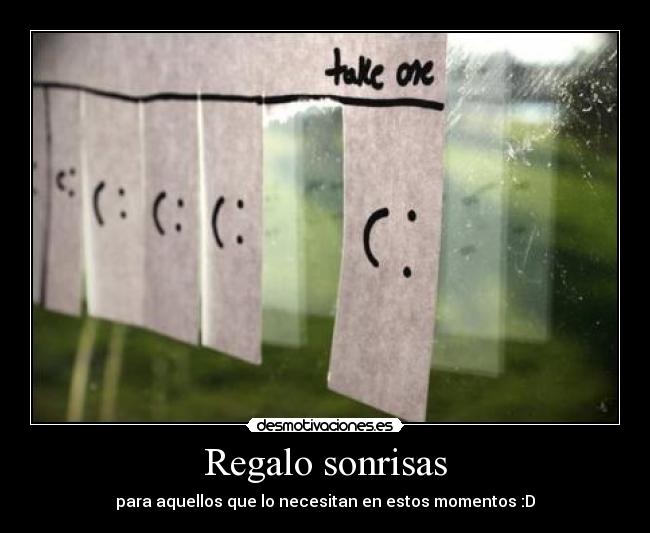 Regalo sonrisas -