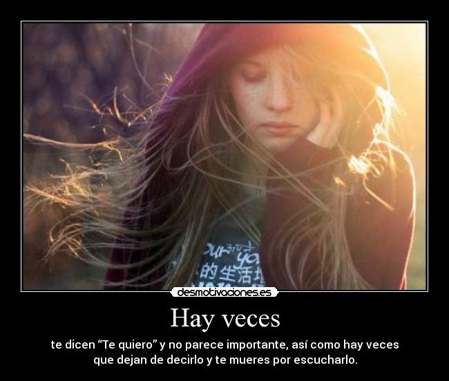 Hay veces - 