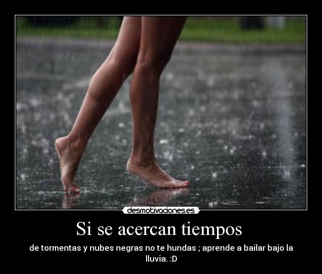 Si se acercan tiempos  - 