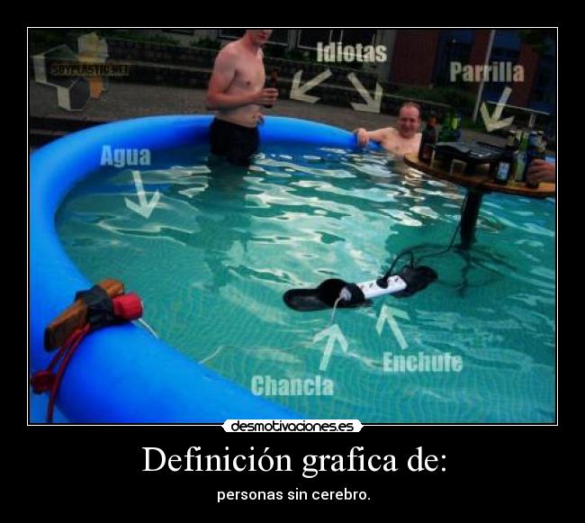 Definición grafica de: - personas sin cerebro.