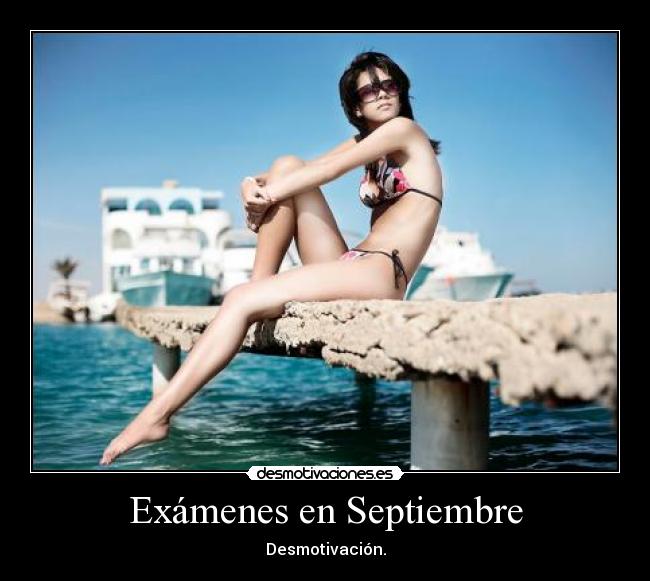 Exámenes en Septiembre -