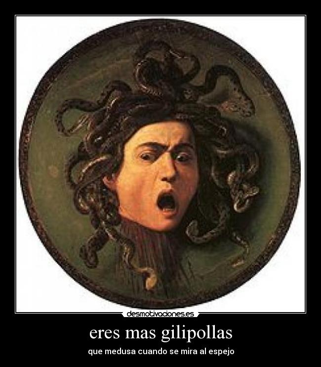 eres mas gilipollas - que medusa cuando se mira al espejo