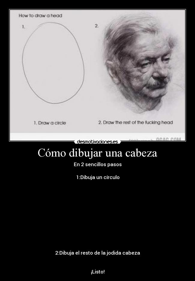 Cómo dibujar una cabeza -