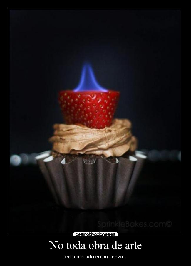 No toda obra de arte - esta pintada en un lienzo...