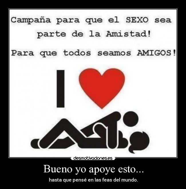 Bueno yo apoye esto... - 