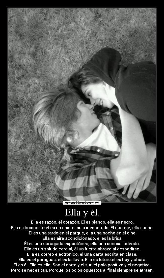 Ella y él. - 