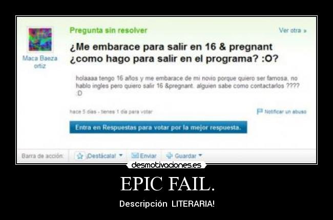 EPIC FAIL. -