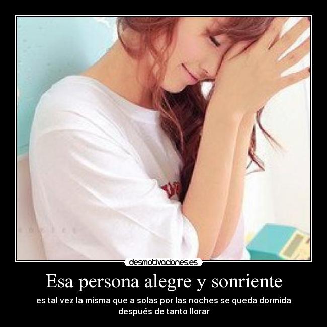 Esa persona alegre y sonriente - 