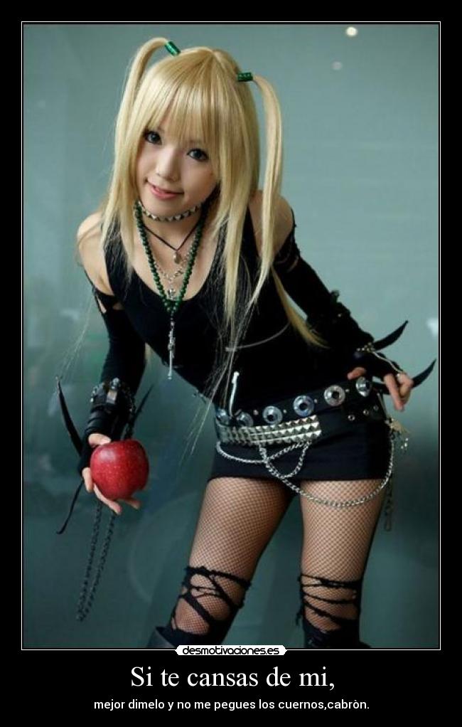 Si te cansas de mi, - 