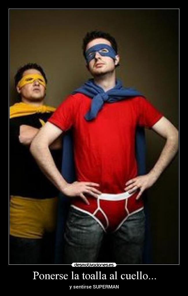 Ponerse la toalla al cuello... -