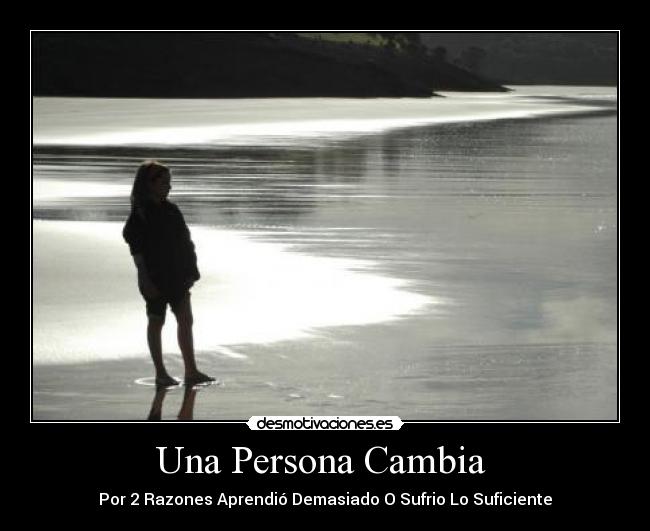 Una Persona Cambia  - 
