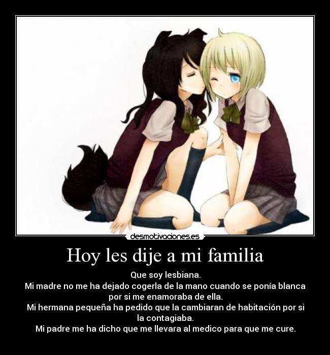 Hoy les dije a mi familia - 