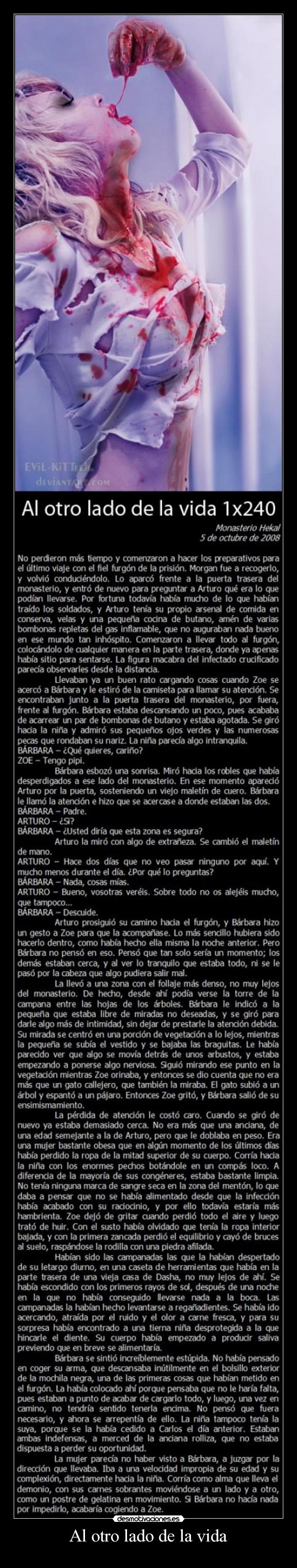 carteles vida otro lado vida desmotivaciones