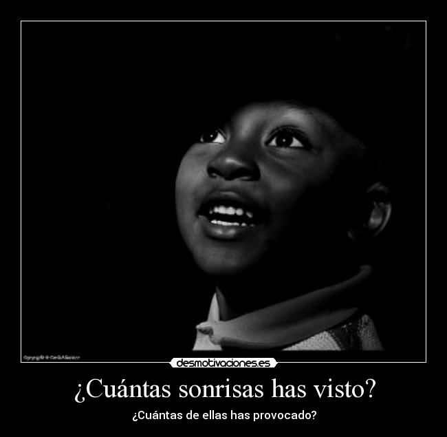 ¿Cuántas sonrisas has visto? - 