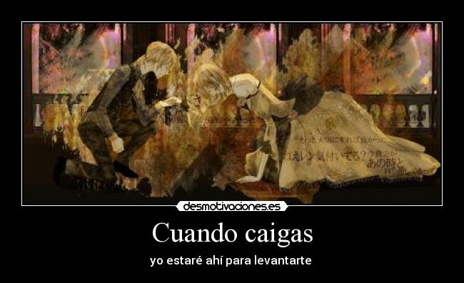 Cuando caigas -