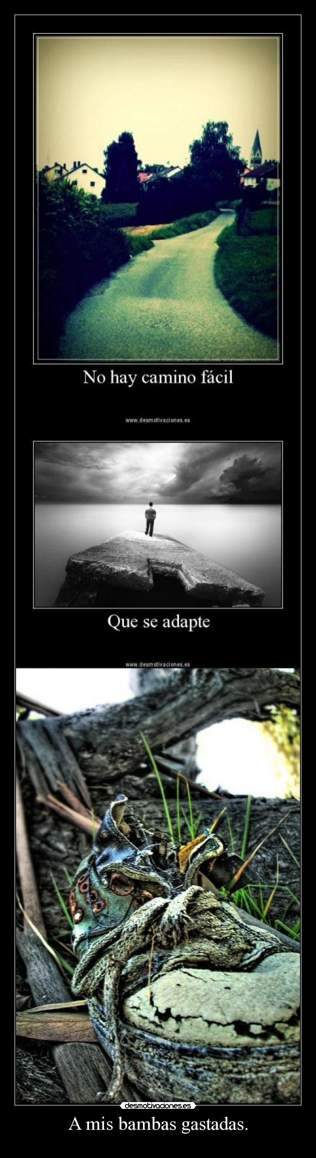 A mis bambas gastadas. - 