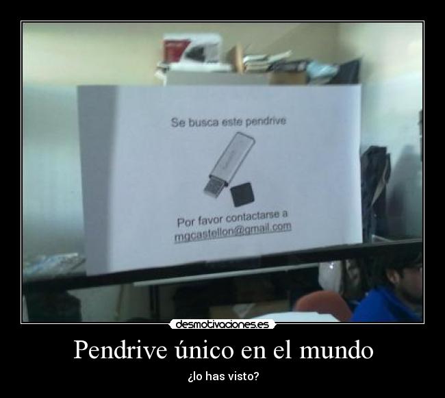 Pendrive único en el mundo - ¿lo has visto?