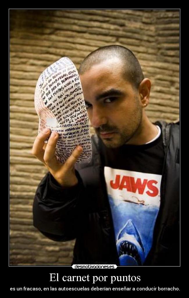 El carnet por puntos -