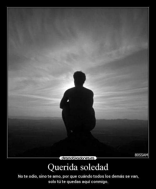 Querida soledad -